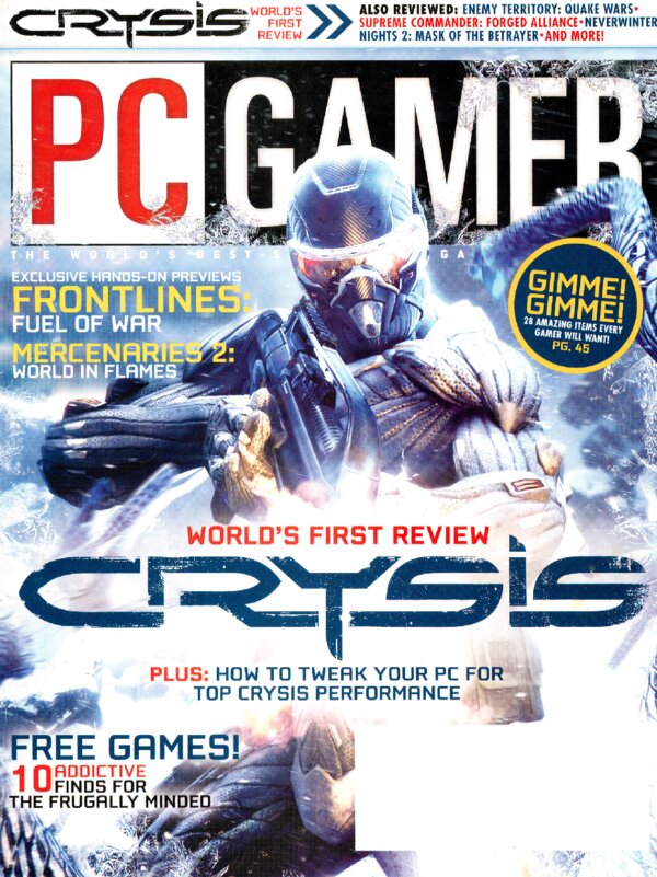 PC Gamer US   Issue 169 (Holiday 2007) cover